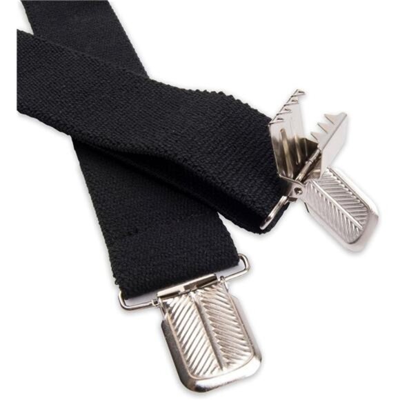 Dickies Men's 1 1/2 inch Solid Straight Clip Adjustable X Back Suspender - Picture 5 of 6